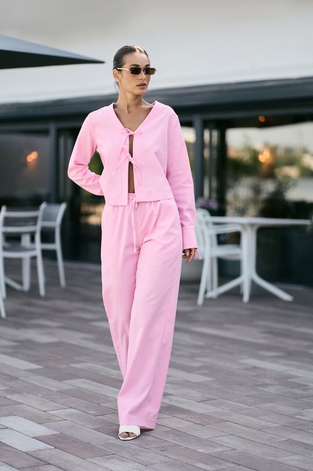 Selina Palazzo Summer Set pink