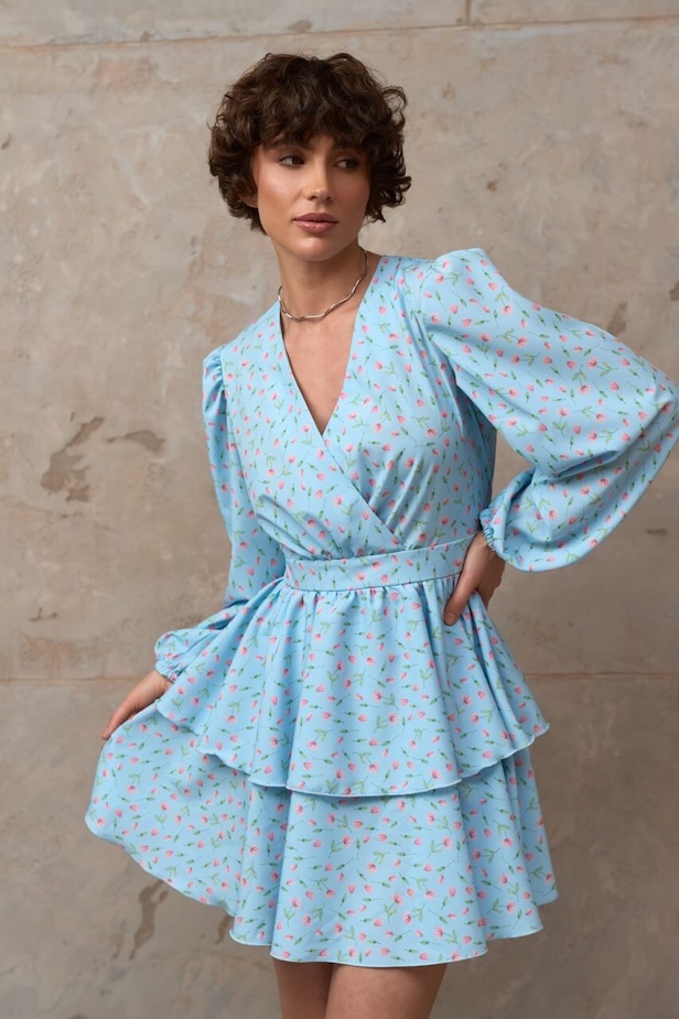 Cindy Dress blue