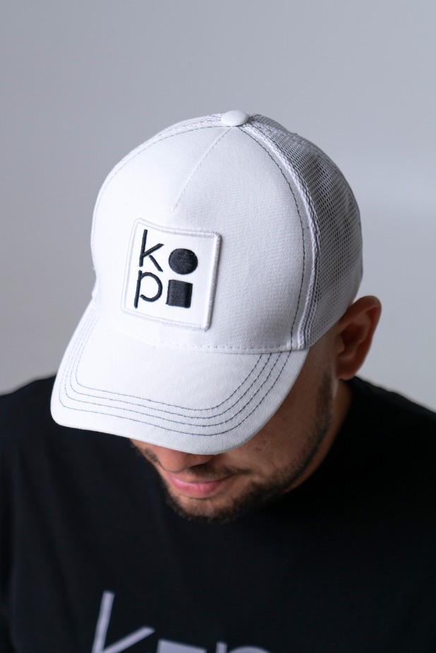 Kopo men's cap. Color: White