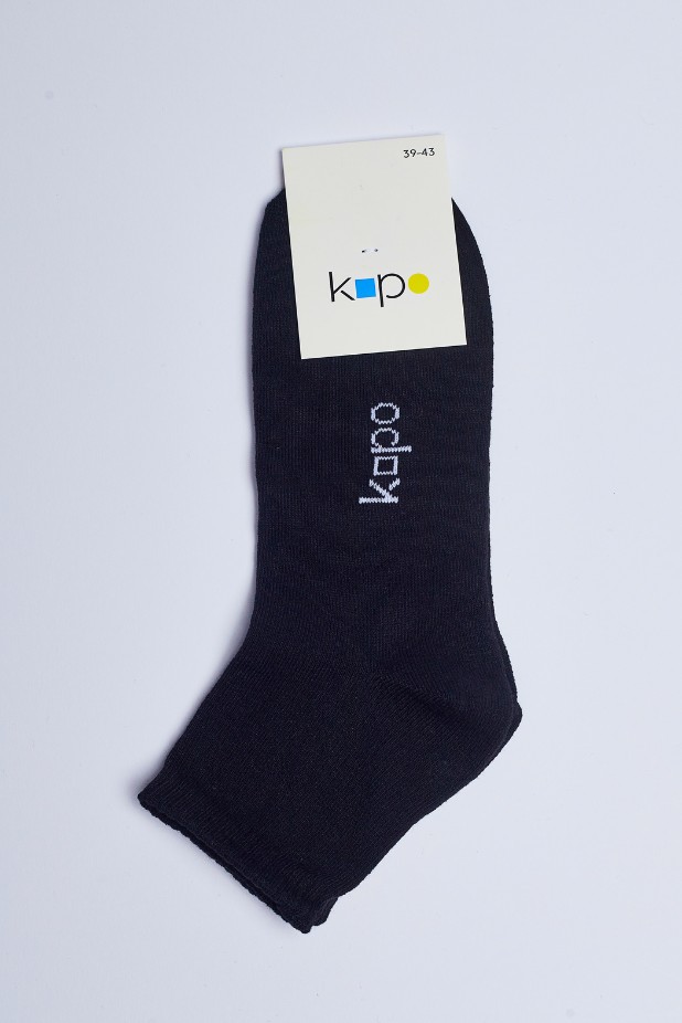 Cotton socks. Color: Black